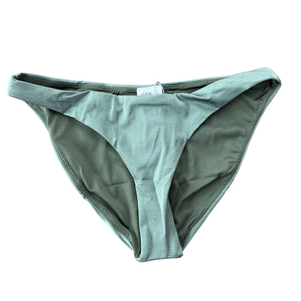 Peixoto Bella Full Bikini Bottom‎ Emerald City Shimmer Green Medium PEIXO